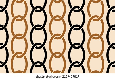 Seamless abstract chain pattern. Vector Illustration.