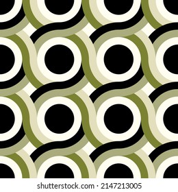 Seamless abstract chain pattern. Vector Illustration.