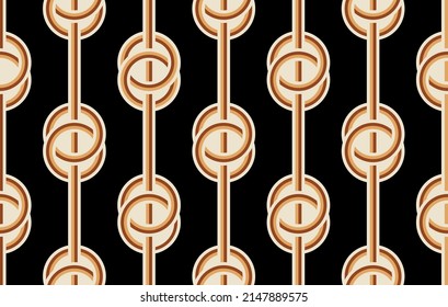 Seamless abstract chain pattern. Vector Illustration.