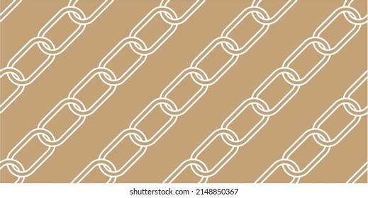 Seamless abstract chain pattern. Vector Illustration.