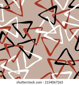 Seamless abstract chain pattern. Vector Illustration.