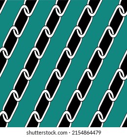 Seamless abstract chain pattern. Vector Illustration.
