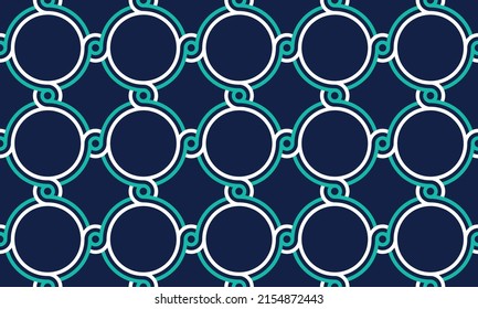 Seamless abstract chain pattern. Vector Illustration.