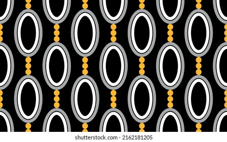 Seamless abstract chain pattern. Vector Illustration.