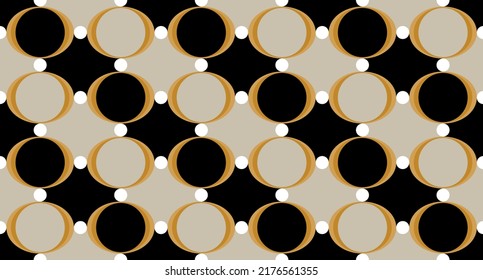 Seamless abstract chain pattern. Vector Illustration.