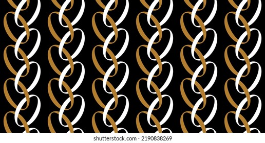 Seamless abstract chain pattern. Vector Illustration.