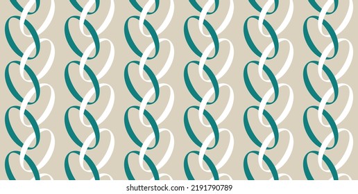 Seamless abstract chain pattern. Vector Illustration.