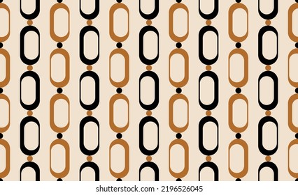 Seamless abstract chain pattern. Vector Illustration.