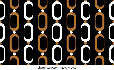 Seamless abstract chain pattern. Vector Illustration.