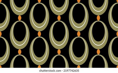 Seamless abstract chain pattern. Vector Illustration.