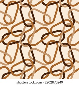 Seamless abstract chain pattern. Vector Illustration.