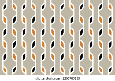 Seamless abstract chain pattern. Vector Illustration.