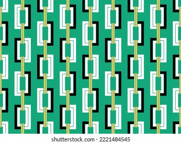 Seamless abstract chain pattern. Vector Illustration.