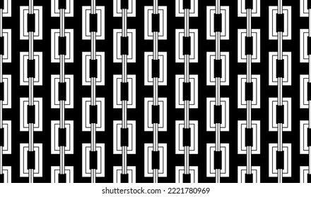 Seamless abstract chain pattern. Vector Illustration.