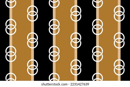 Seamless abstract chain pattern. Vector Illustration.