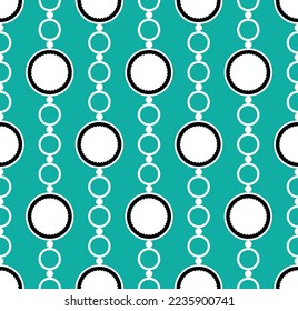 Seamless abstract chain pattern. Vector Illustration.