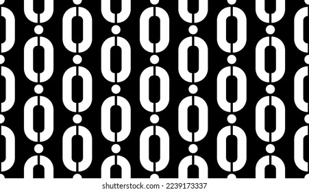 Seamless abstract chain pattern. Vector Illustration.