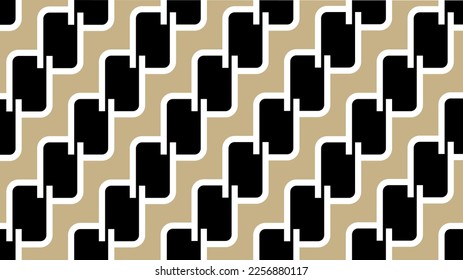 Seamless abstract chain pattern. Vector Illustration.