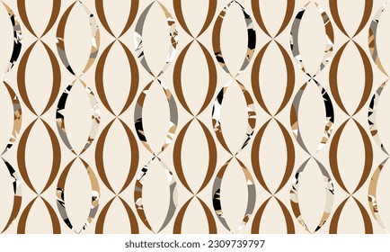 Seamless abstract chain pattern. Vector Illustration