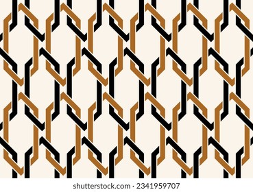 Seamless abstract chain pattern. Vector Illustration