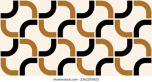 Seamless abstract chain pattern. Vector Illustration