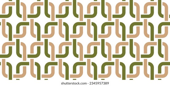 Seamless abstract chain pattern. Vector Illustration