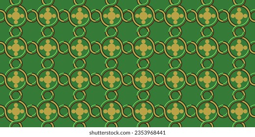 Seamless abstract chain pattern. Vector Illustration