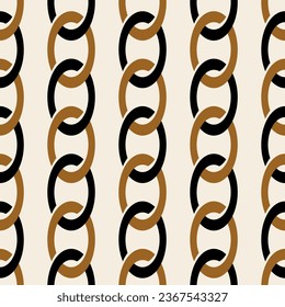 Seamless abstract  chain pattern. Vector Illustration