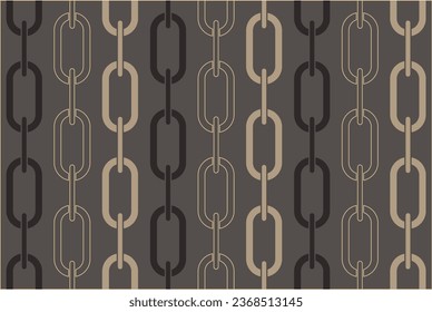 Seamless abstract chain pattern. Vector Illustration