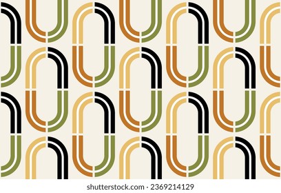 Seamless abstract chain pattern. Vector Illustration