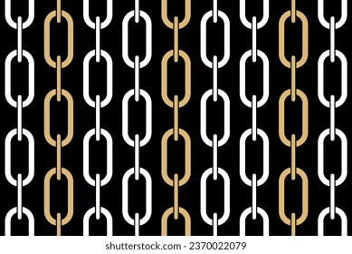 Seamless abstract chain pattern. Vector Illustration.