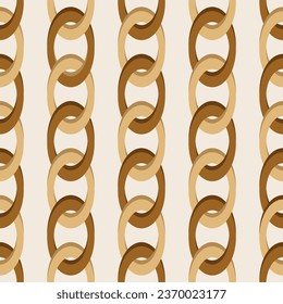 Seamless abstract chain pattern. Vector Illustration.