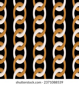 Seamless abstract chain pattern. Vector Illustration