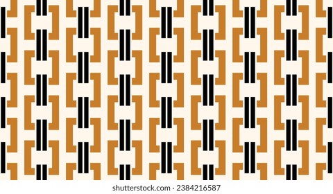 Seamless abstract chain pattern. Vector Illustration.