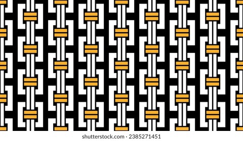 Seamless abstract chain pattern. Vector Illustration.