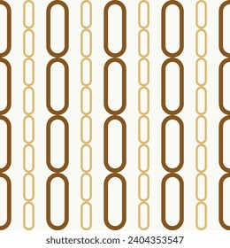 Seamless abstract chain pattern. Vector Illustration.