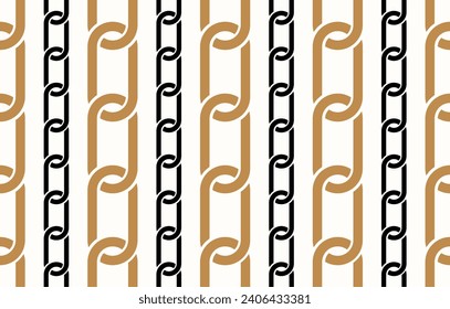 Seamless abstract chain pattern. Vector Illustration.