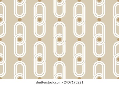 Seamless abstract chain pattern. Vector Illustration.