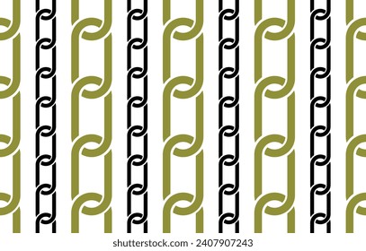 Seamless abstract chain pattern. Vector Illustration.