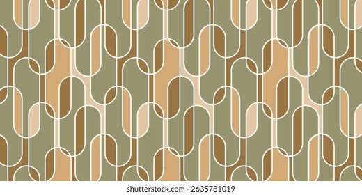 Seamless abstract chain pattern. Vector Illustration.