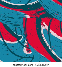 Seamless abstract chaotic grunge pattern.