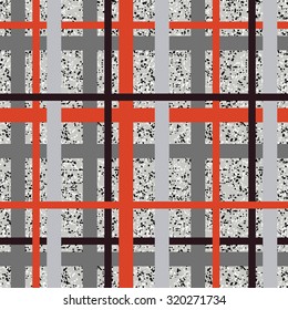 seamless abstract checkered pattern on mottled background