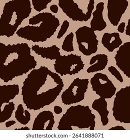 Seamless, abstract cheetah skin pattern. Ideal for covers, textiles, backgrounds, packaging.
