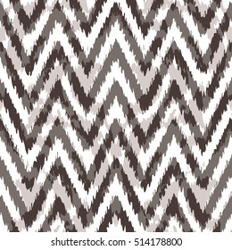 Seamless Abstract Chevron Ikat Pattern