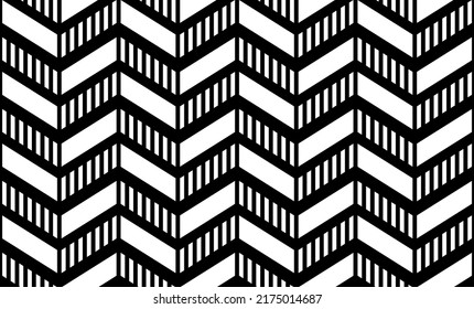 Seamless Abstract Chevron Pattern. Vector Illustration.