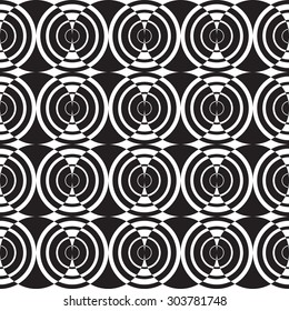 seamless abstract circle line pattern