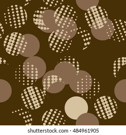 Seamless  abstract   circle  pattern .
