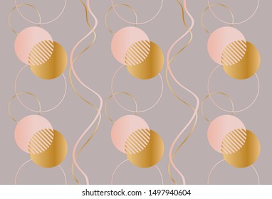 Seamless abstract circles  background. EPS10 Illustration