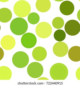 Seamless abstract circles, bubbles, sphere or ellipses geometric pattern, colorful & artistic for graphic design, catalog, textile or texture printing & background. Vector illustration graphic.