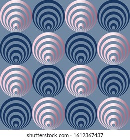 Seamless abstract circles on grey  background.EPS10 Illustration.